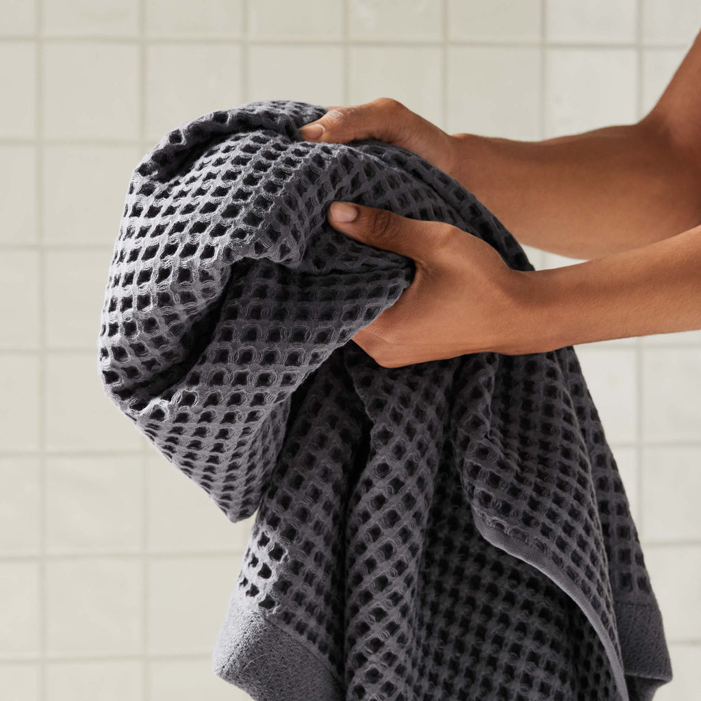 Dreamweave Waffle Bath Towels Set of 2 O1