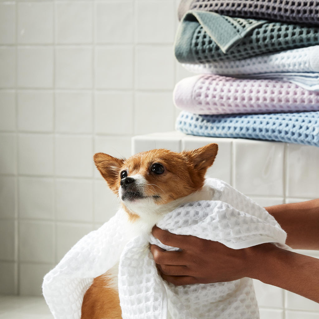 Dreamweave Waffle Bath Towels Set of 2 O1