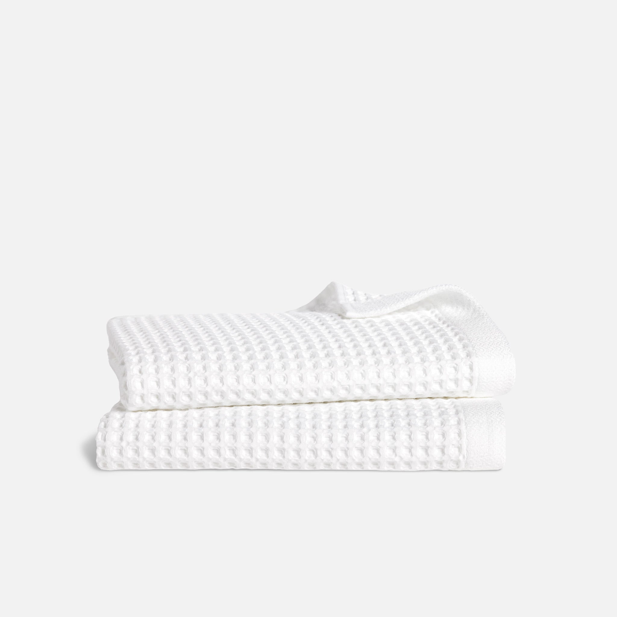 Dreamweave Waffle Bath Towels Set of 2 O1