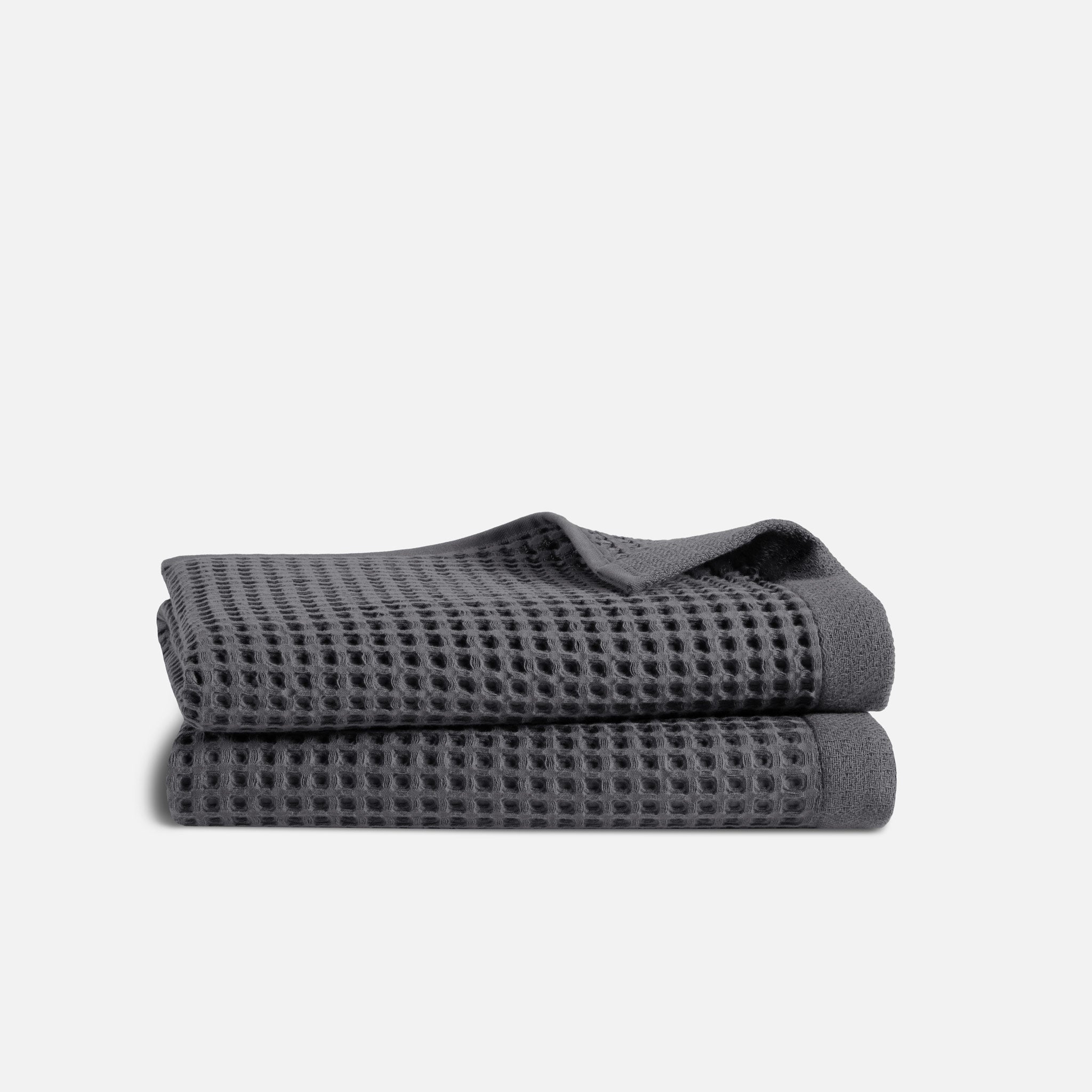 Dreamweave Waffle Bath Towels Set of 2 O1