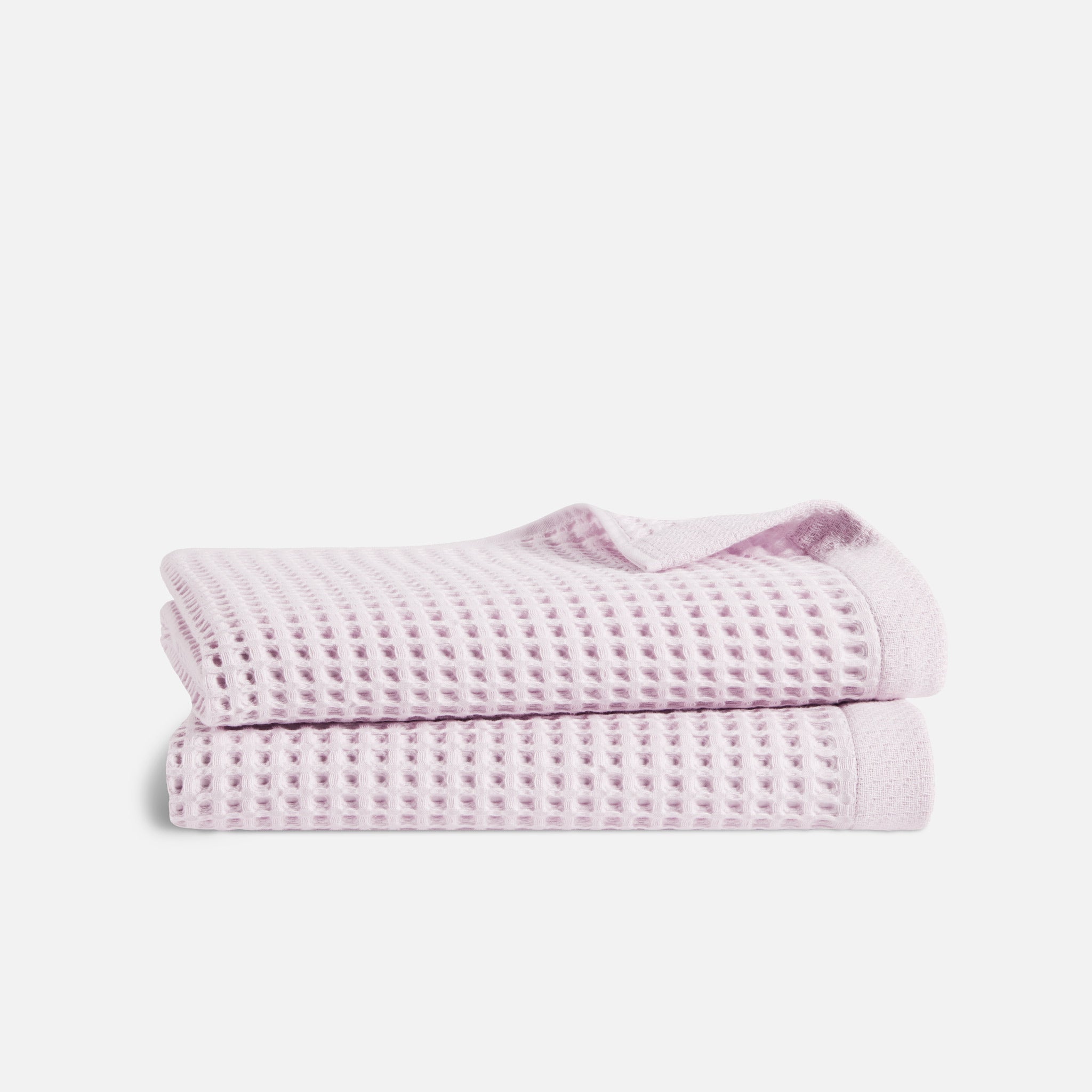 Dreamweave Waffle Bath Towels Set of 2 O1