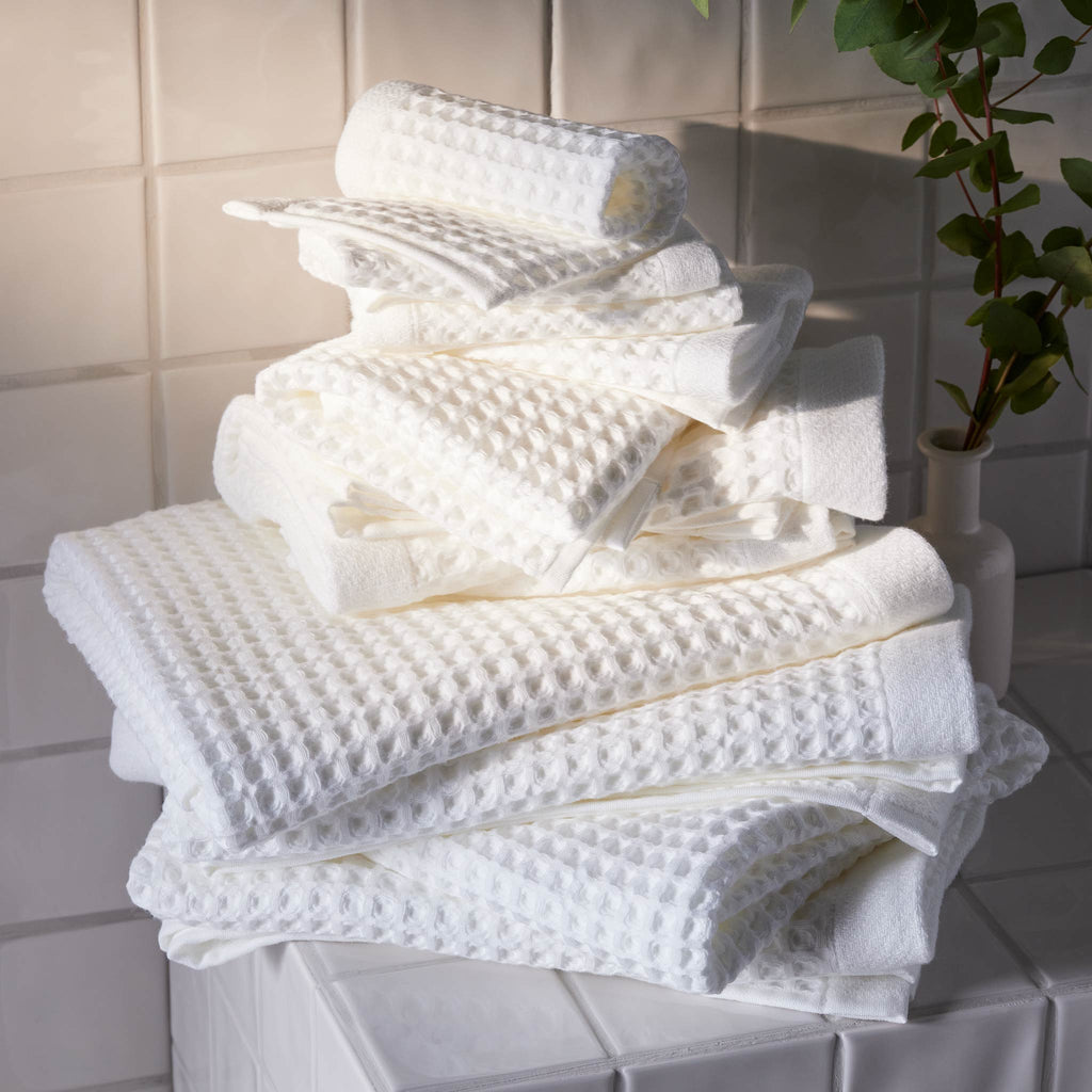 Dreamweave Waffle Bath Towels Set of 2 O1