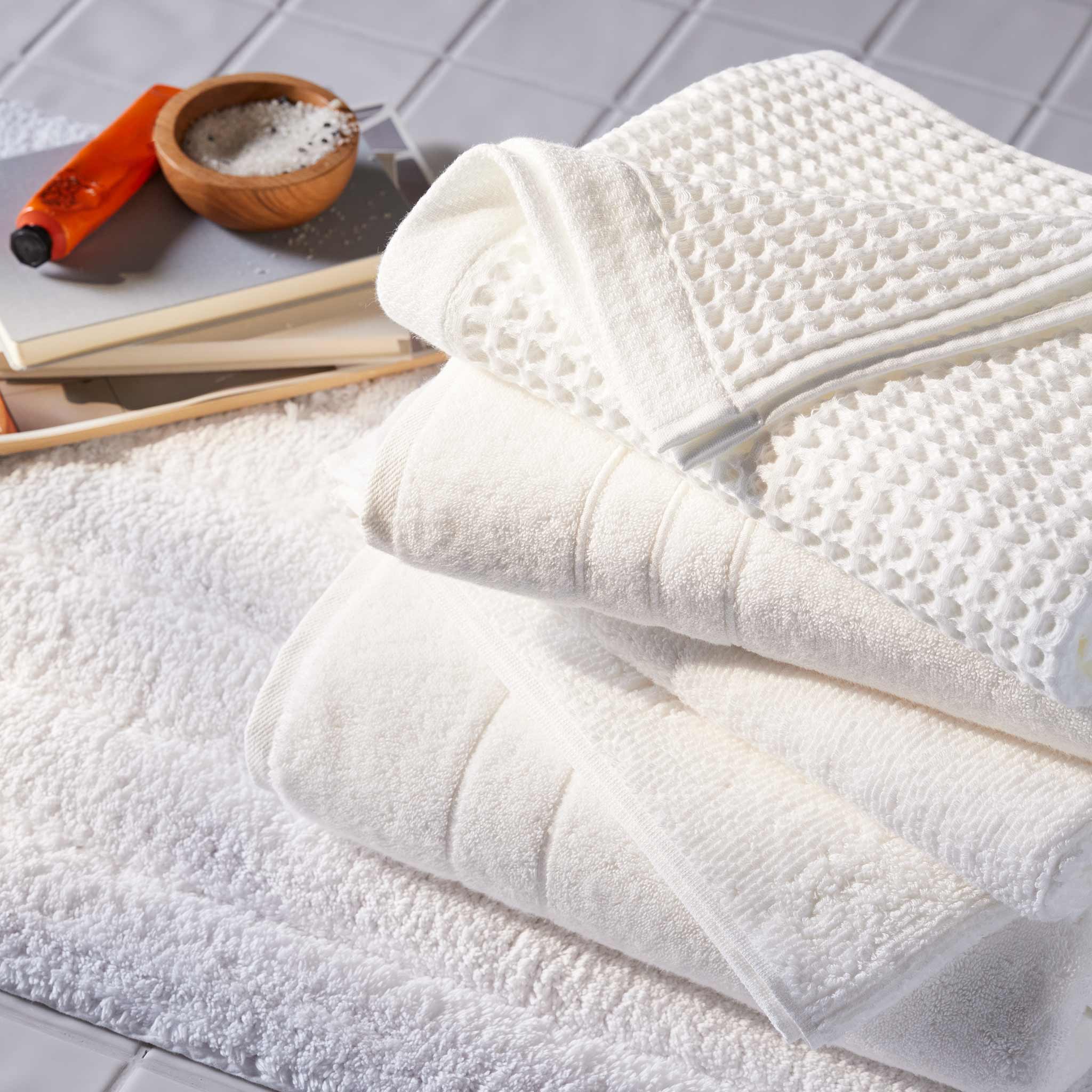 Dreamweave Waffle Bath Towels Set of 2 O1