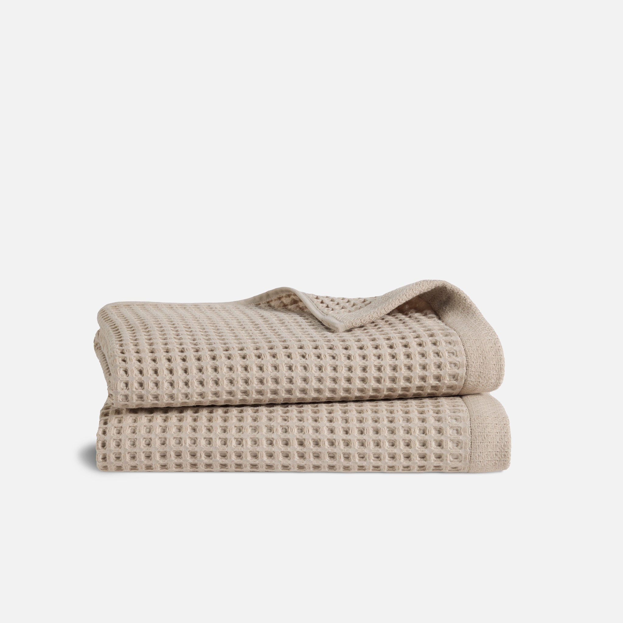 Dreamweave Waffle Bath Towels Set of 2 O1
