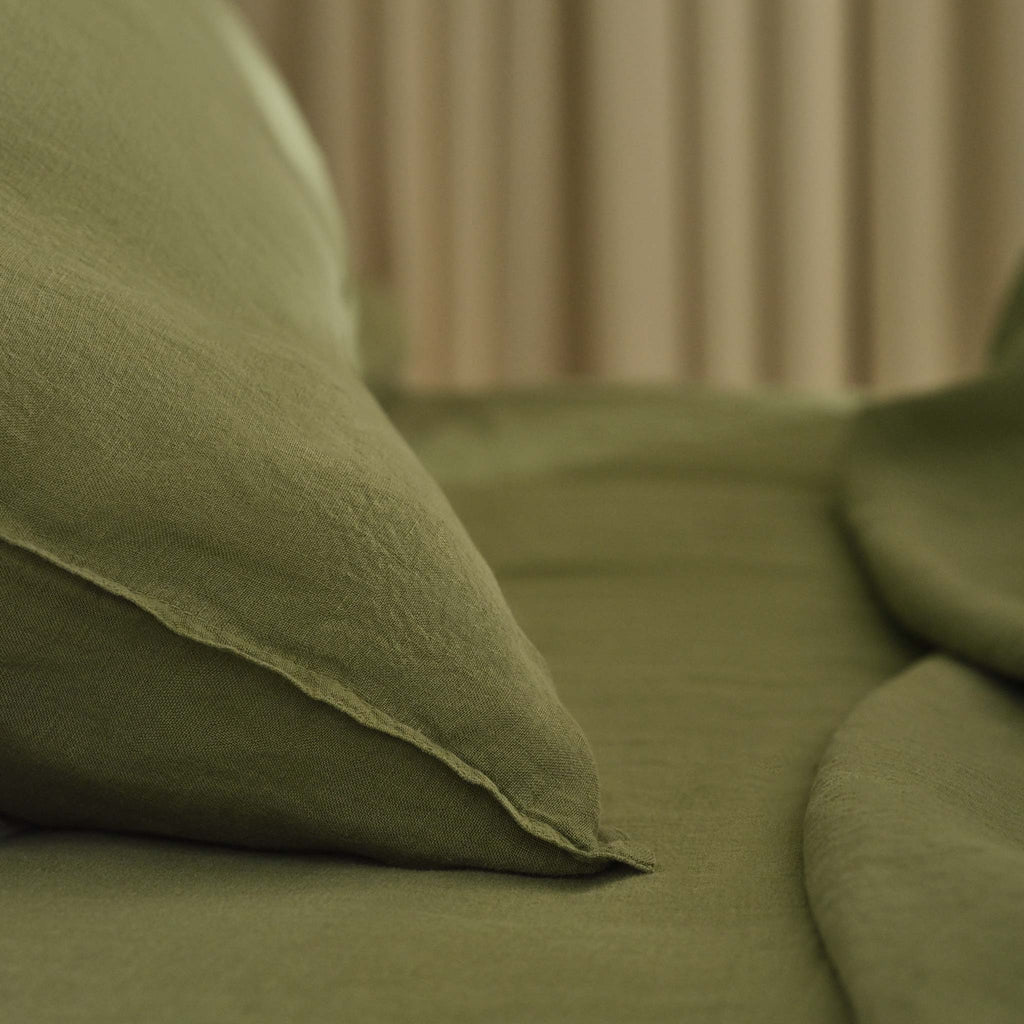 Washed European Linen Duvet Set J3