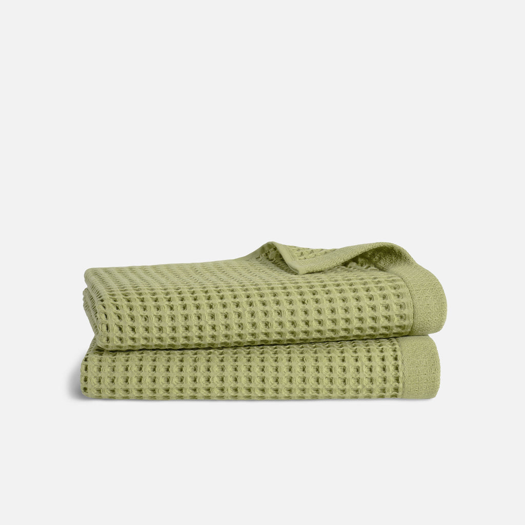 Dreamweave Waffle Bath Towels Set of 2 O1