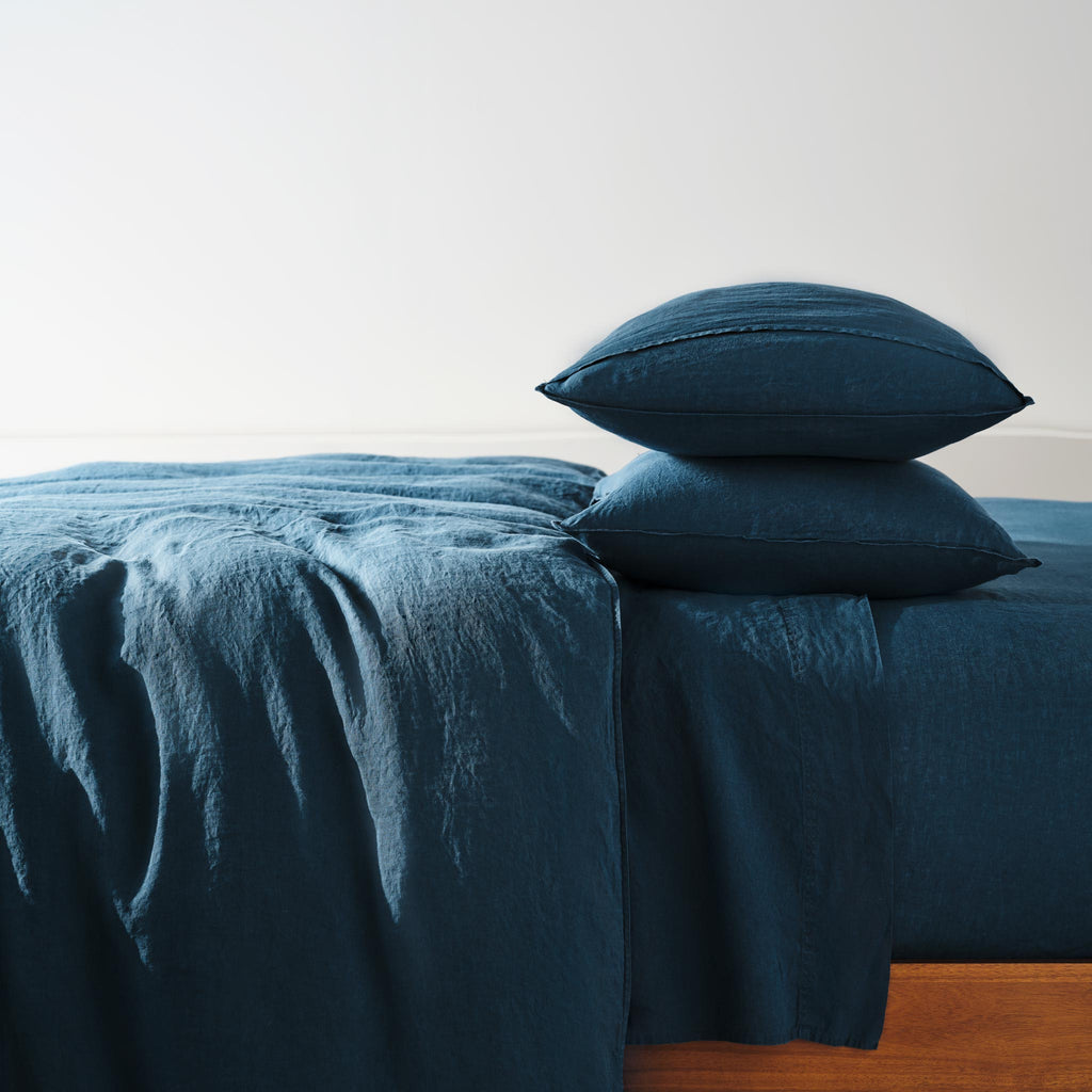 Washed European Linen Core Sheet Set J6