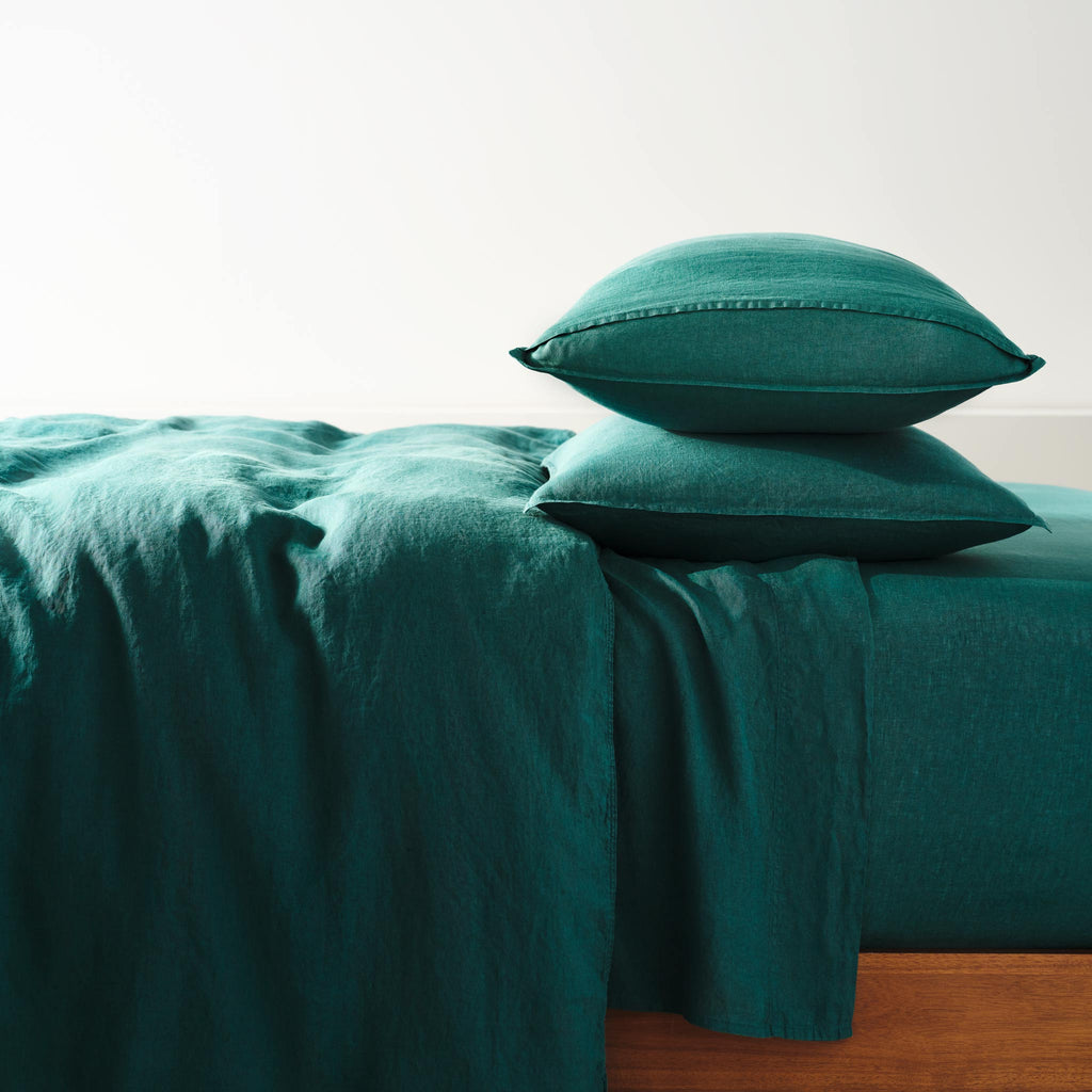 Washed European Linen Core Sheet Set J6