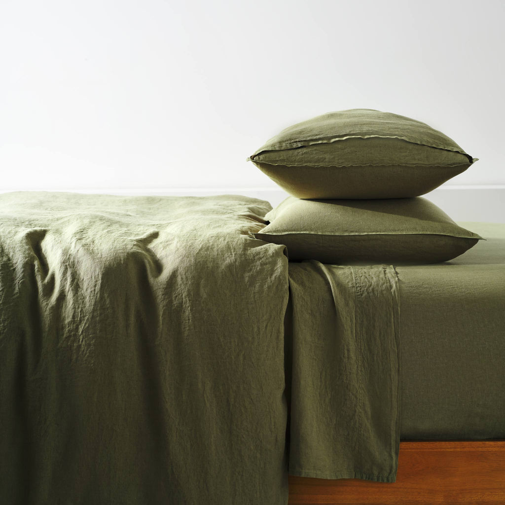 Washed European Linen Core Sheet Set J6