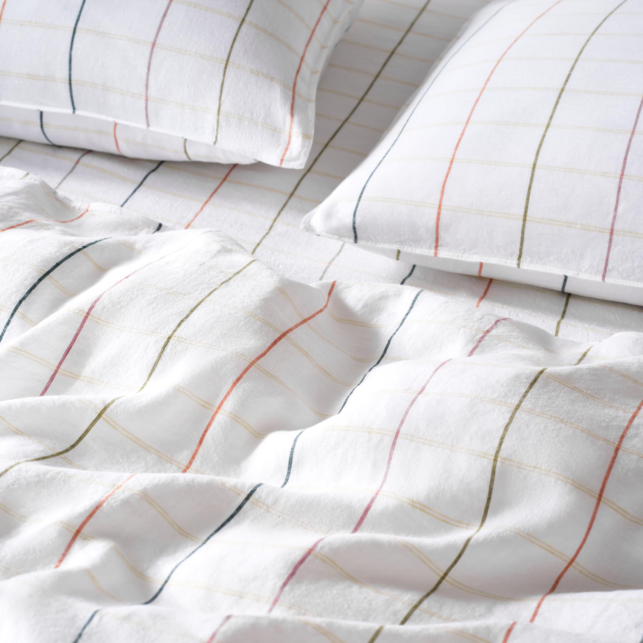 Washed European Linen Duvet Set J3