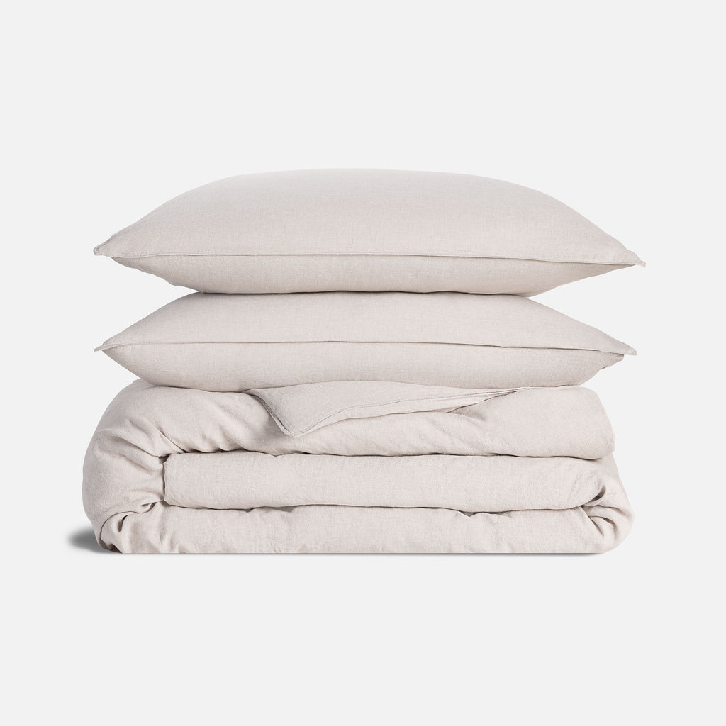 Washed European Linen Duvet Set J3