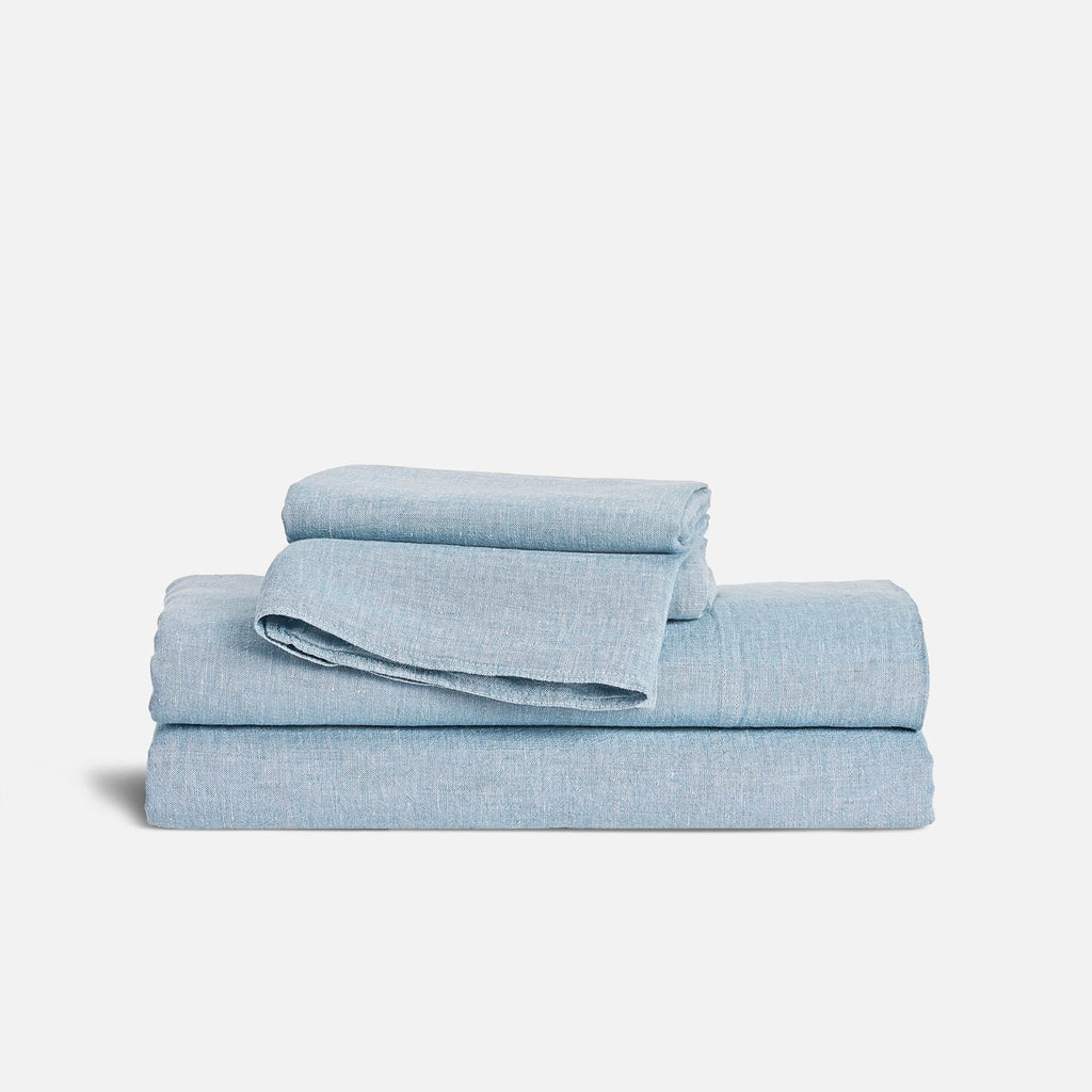 Washed European Linen Core Sheet Set J6