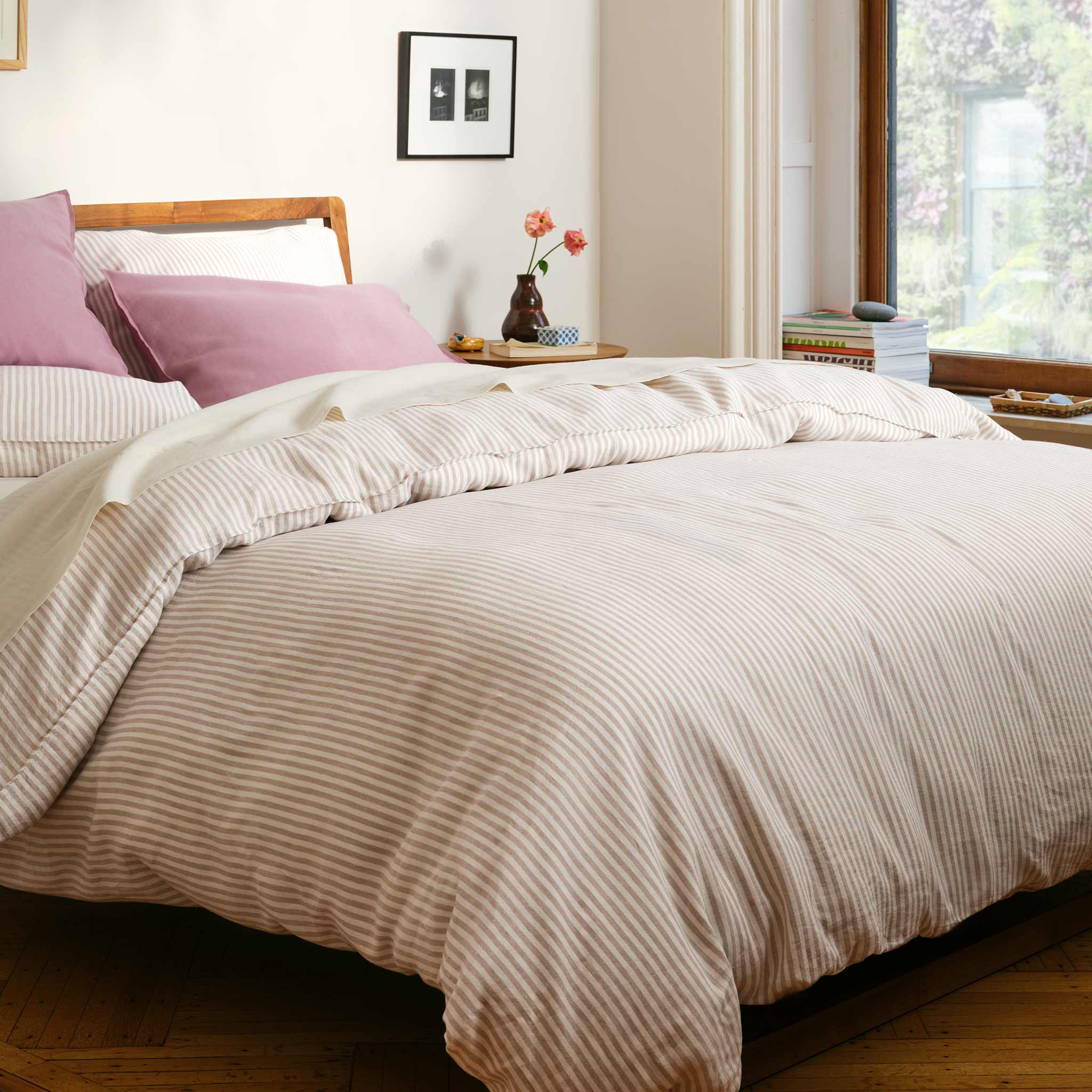 Washed European Linen Duvet Set J3