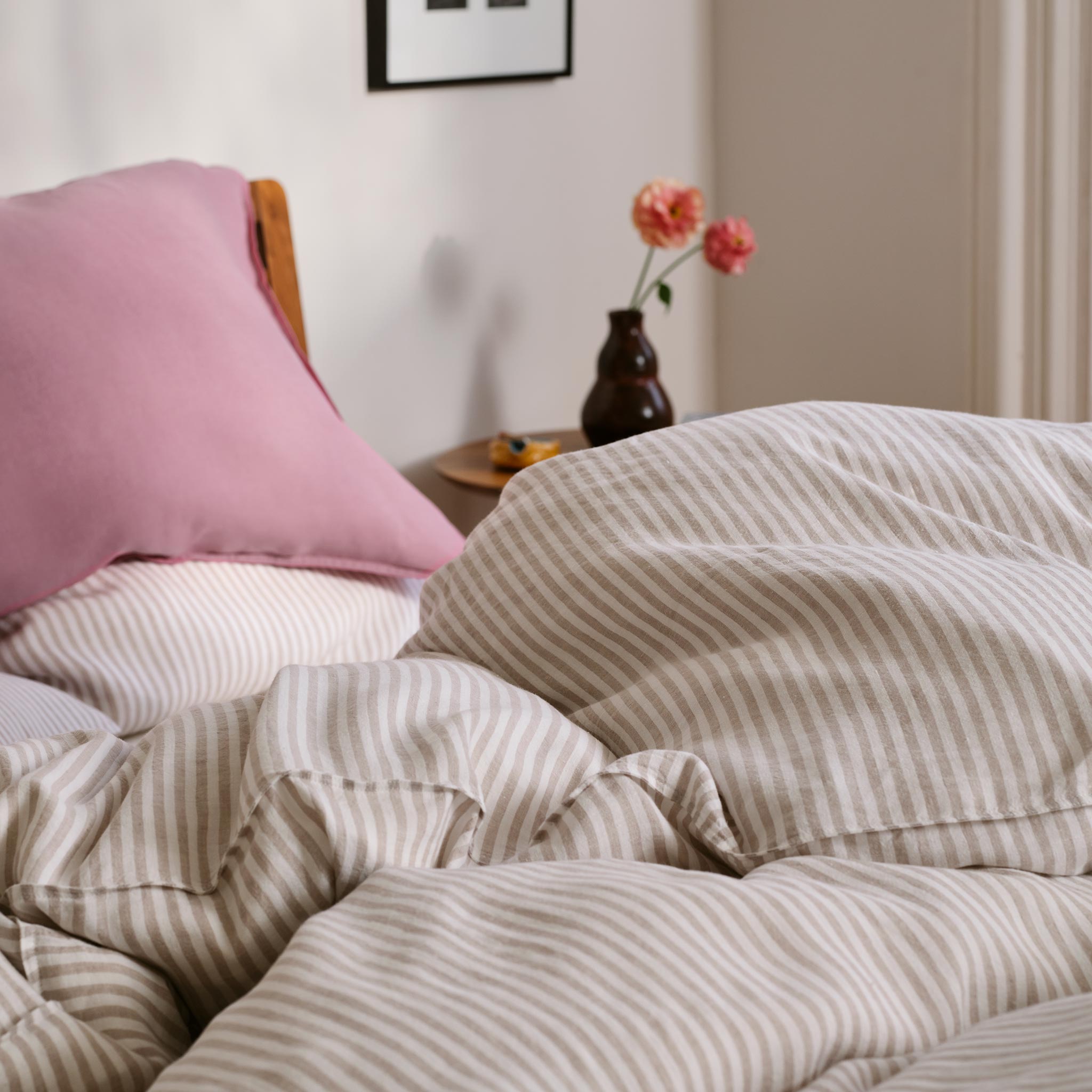 Washed European Linen Duvet Set J3