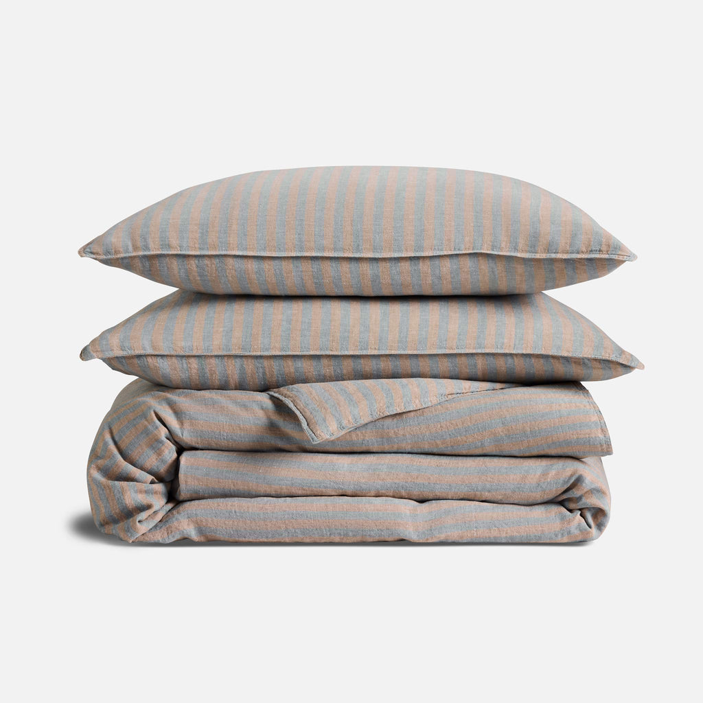 Washed European Linen Duvet Set J3