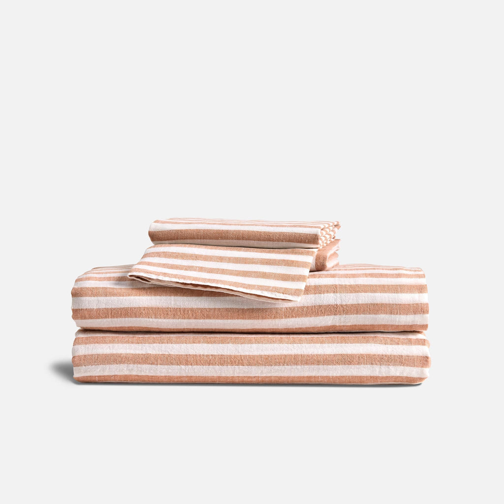 Washed European Linen Core Sheet Set J6