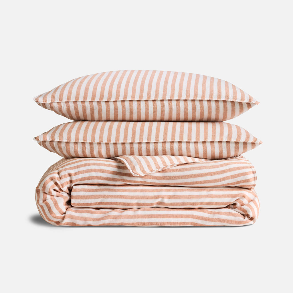 Washed European Linen Duvet Set J3