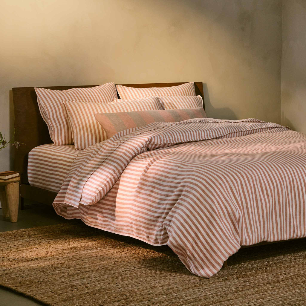 Washed European Linen Core Sheet Set J6