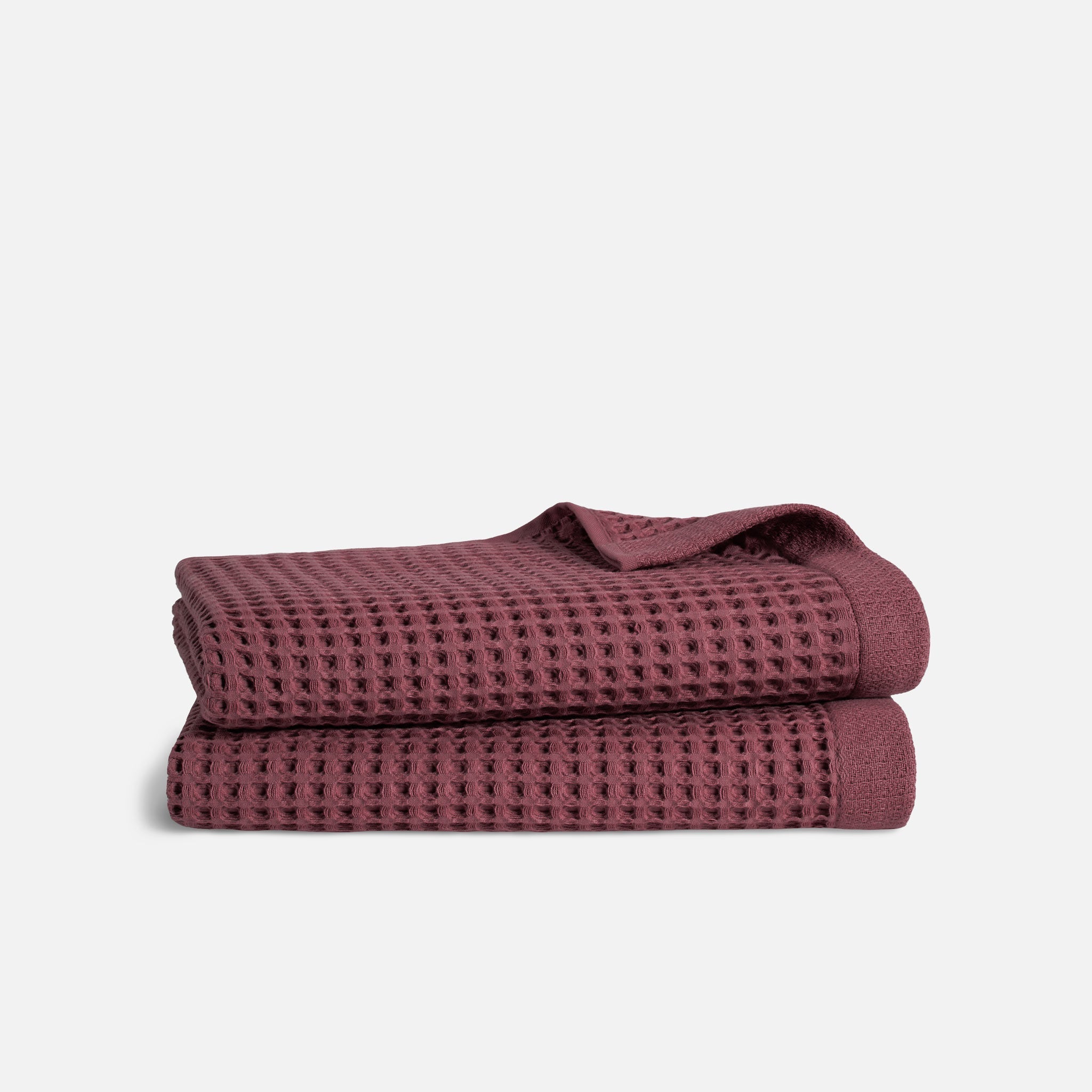 Dreamweave Waffle Bath Towels Set of 2 O1