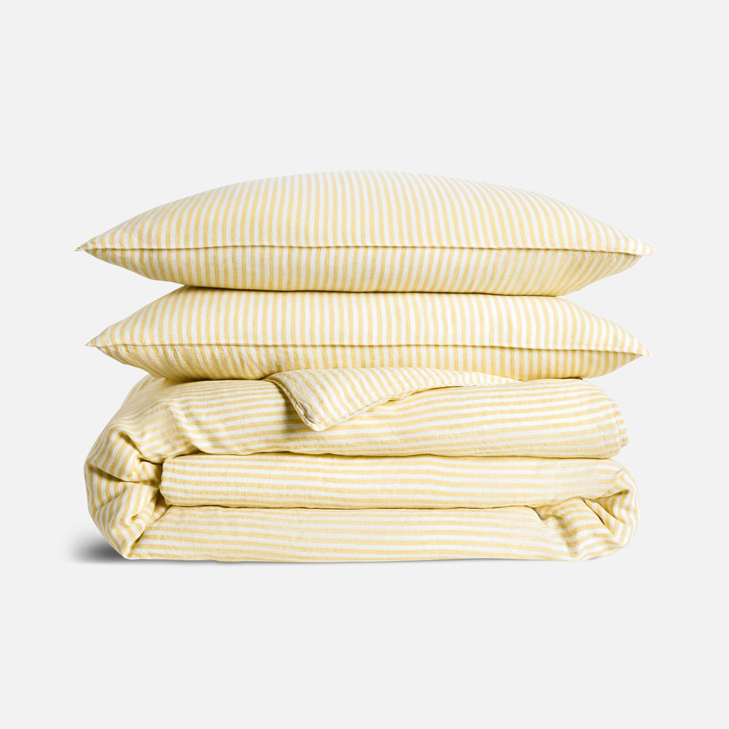 Washed European Linen Duvet Set J3