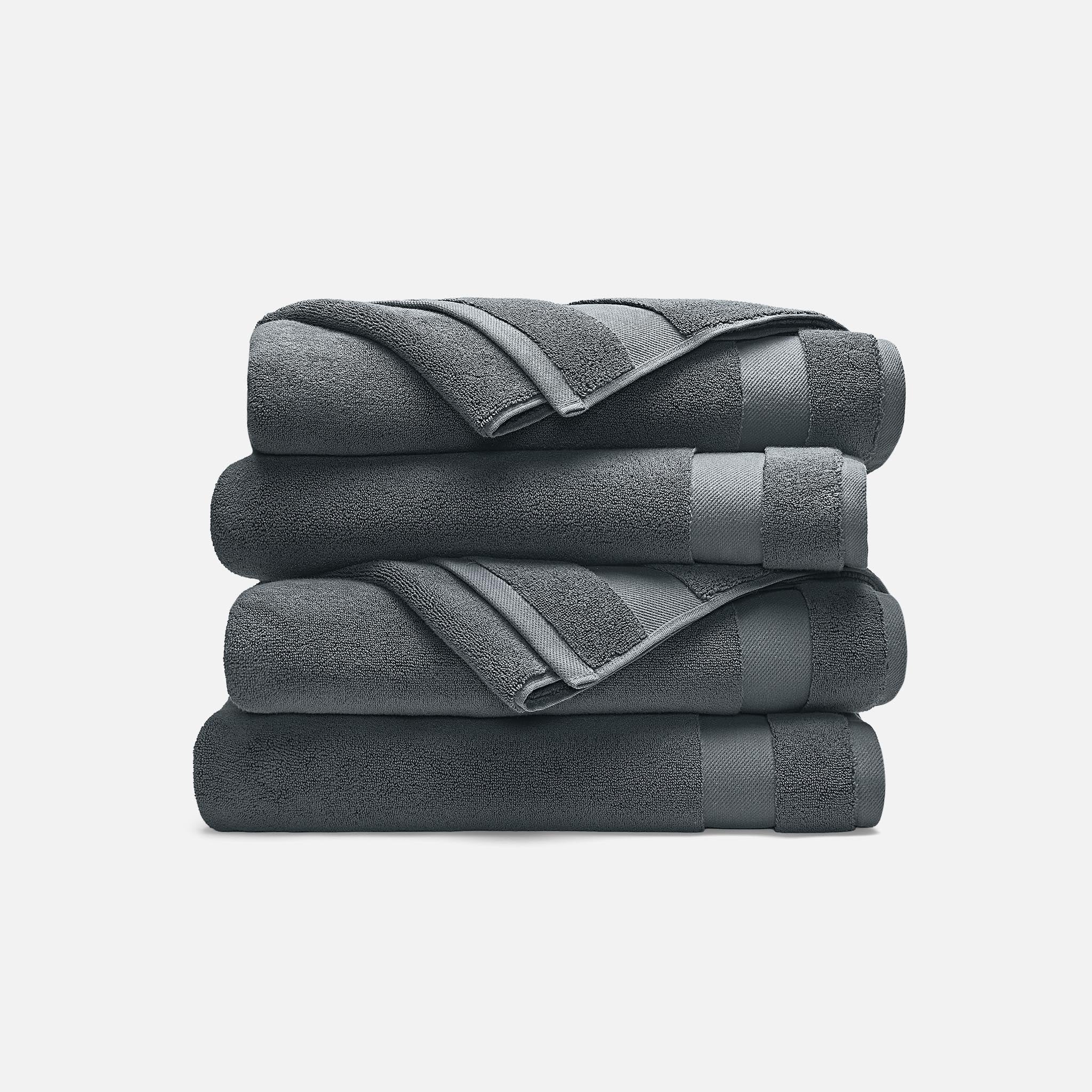 Super-Plush Set of 4 Bath Towel Bundle D6