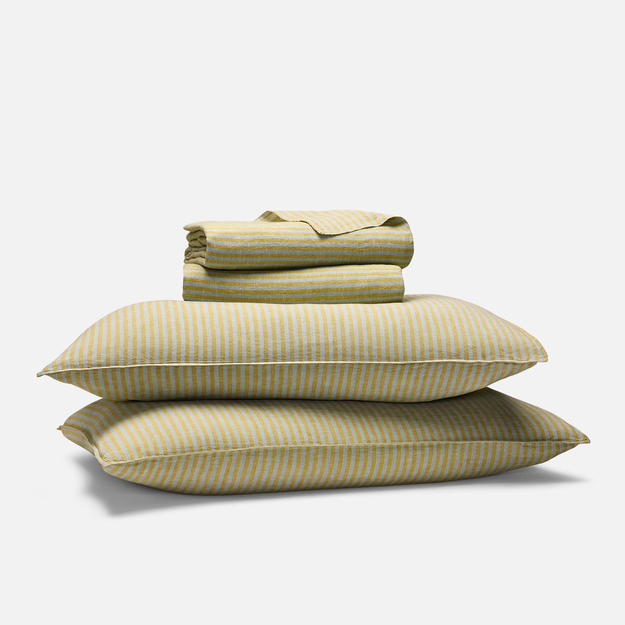 Washed European Linen Core Sheet Set J6