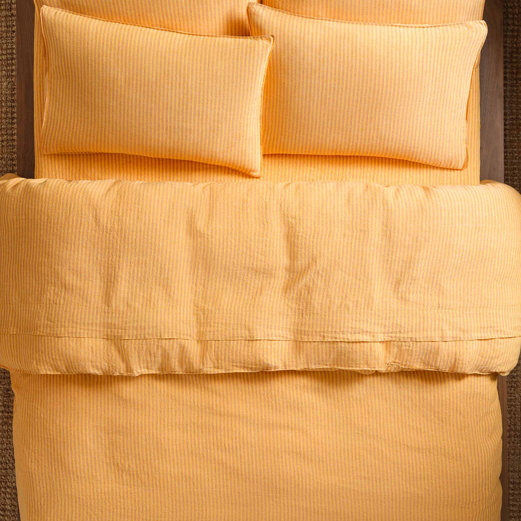 Washed European Linen Duvet Set J3
