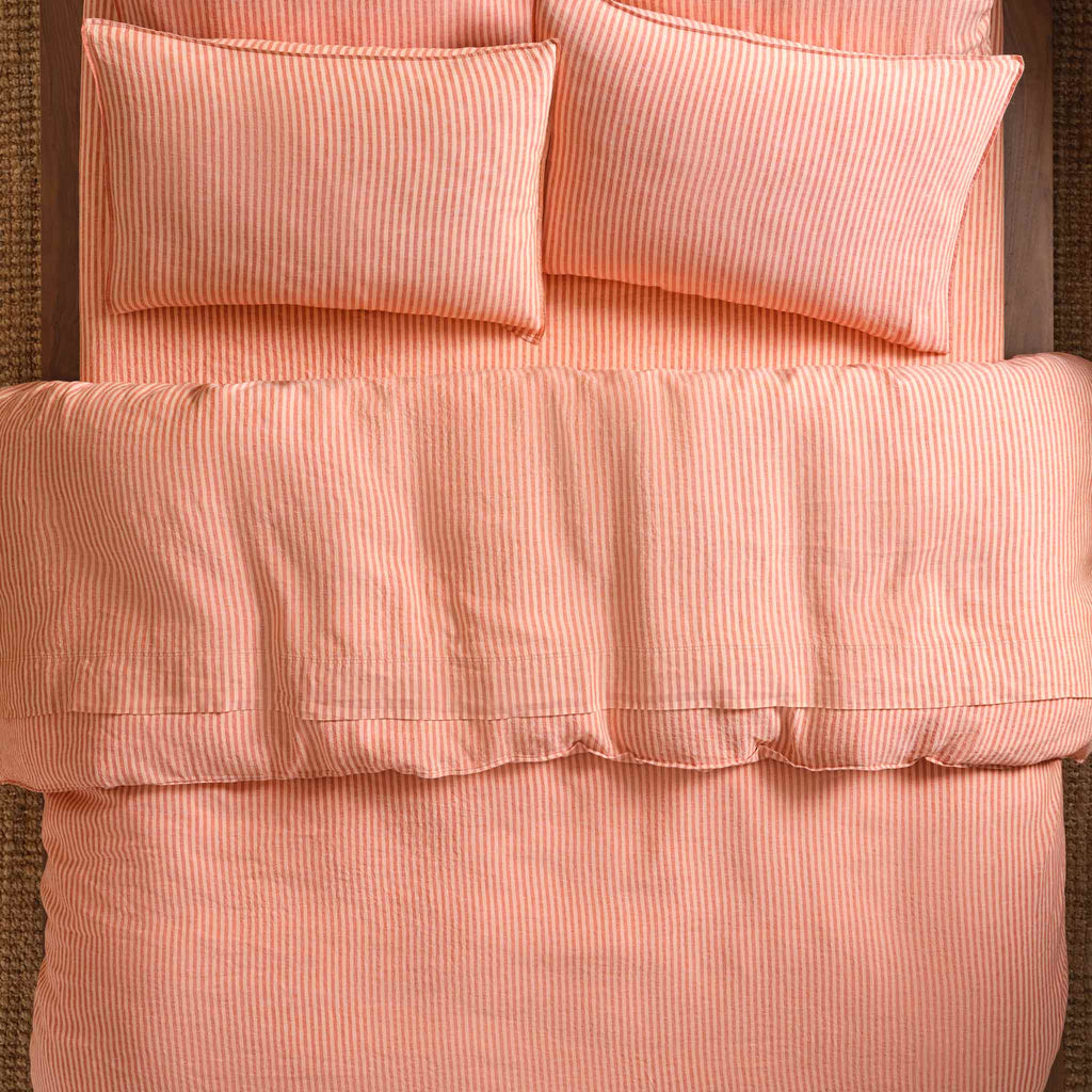 Washed European Linen Duvet Set J3