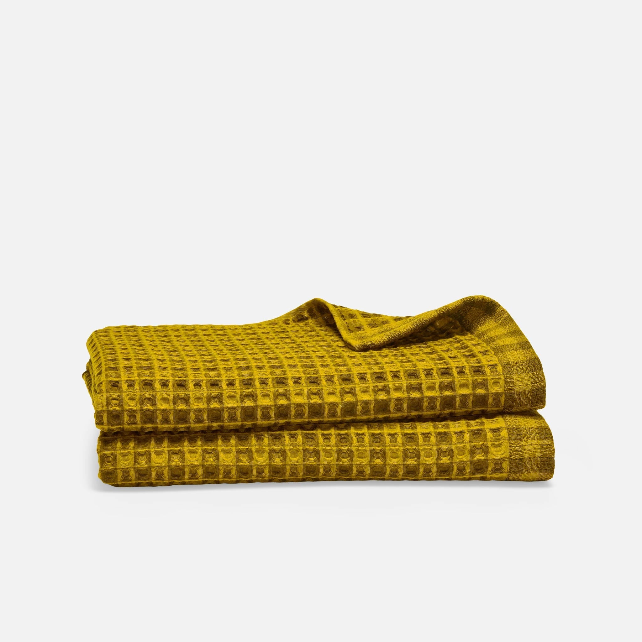 Dreamweave Waffle Bath Towels Set of 2 O1
