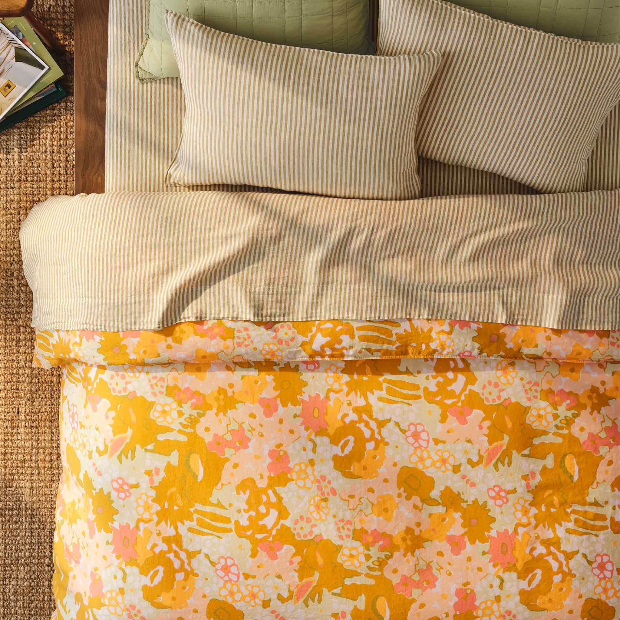 Washed European Linen Core Sheet Set J6