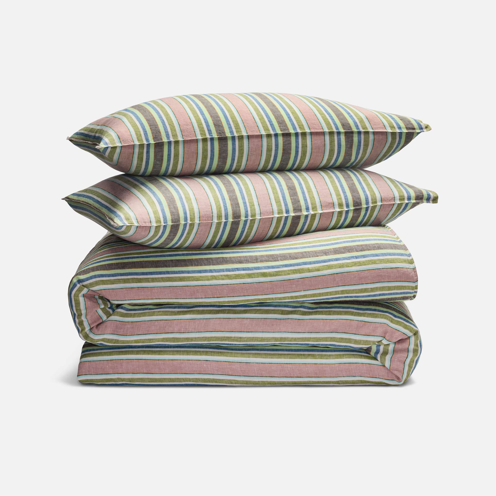 Washed European Linen Duvet Set J3