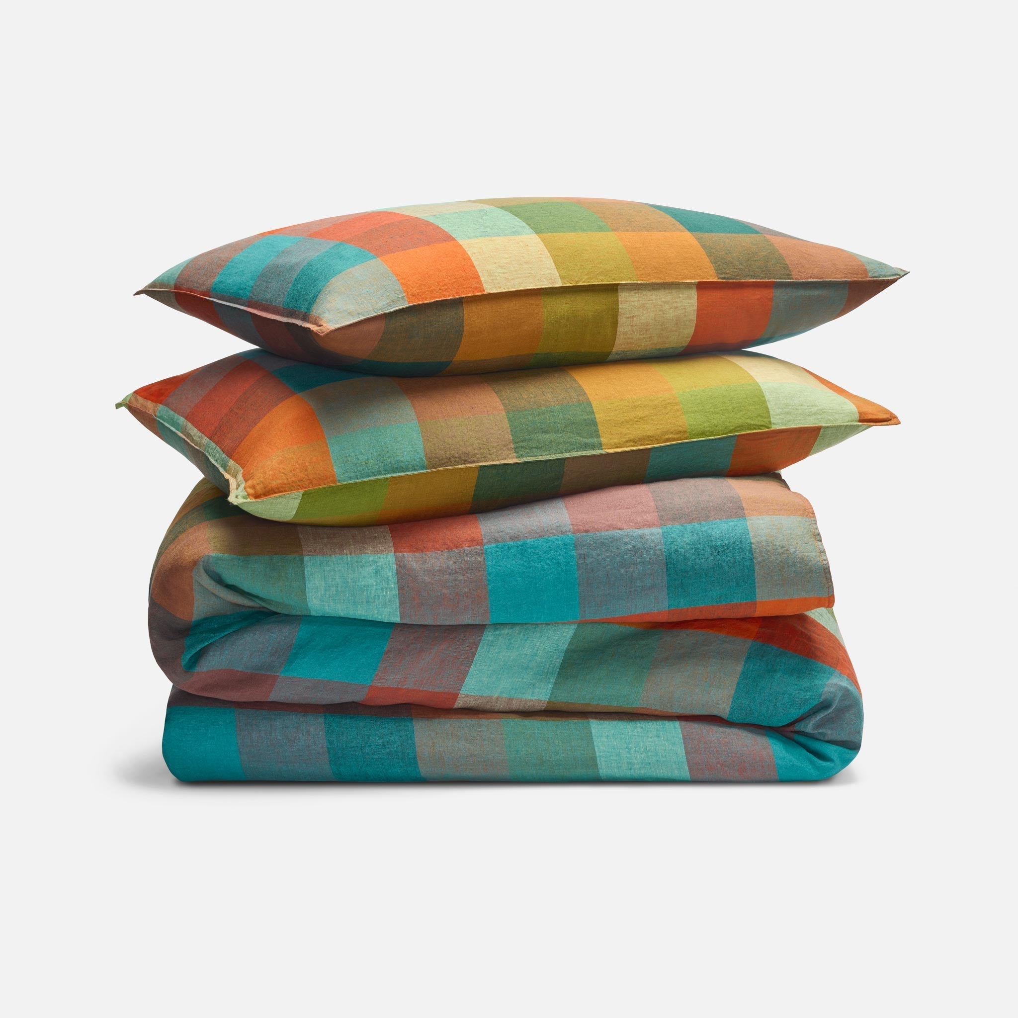 Washed European Linen Duvet Set J3