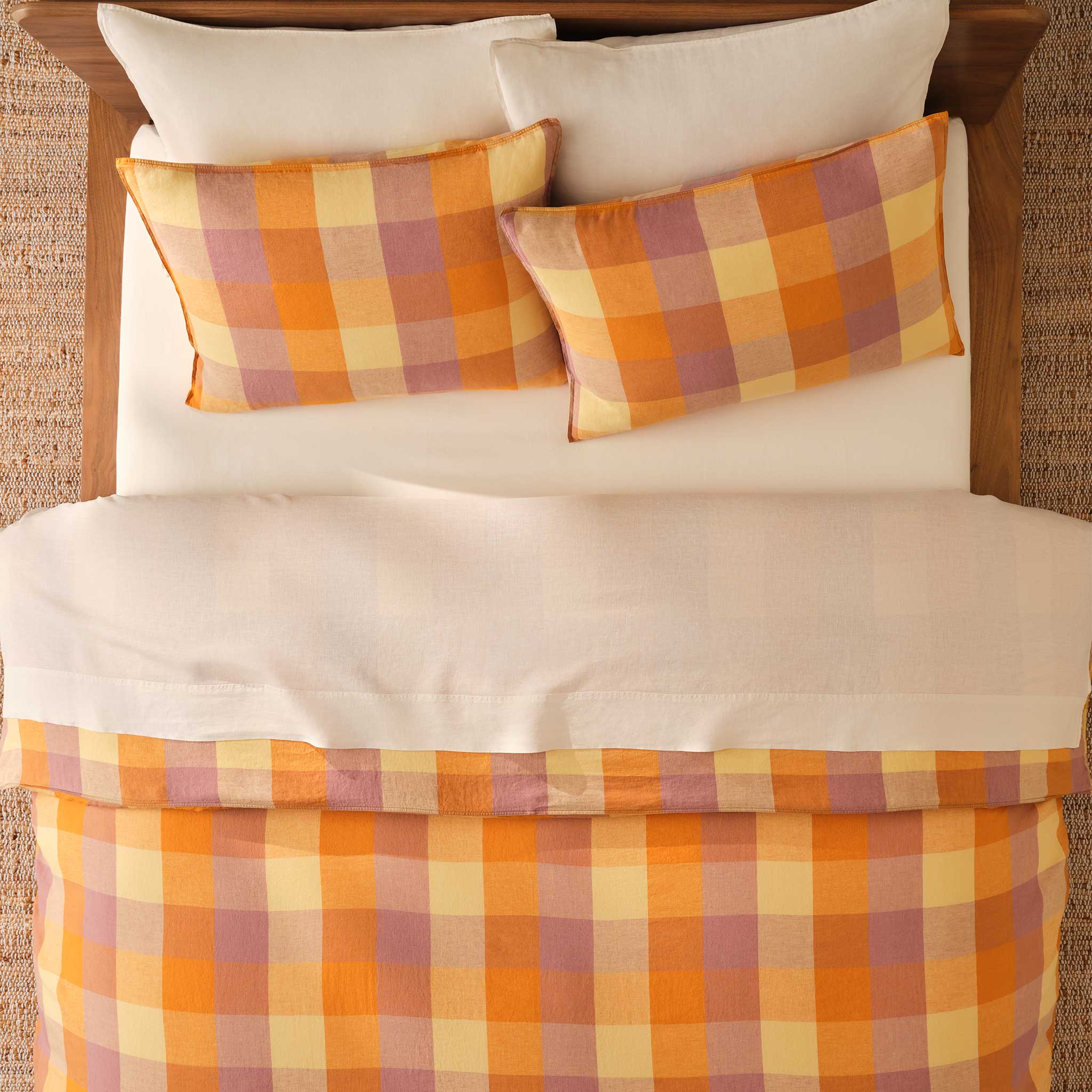 Washed European Linen Duvet Set J3