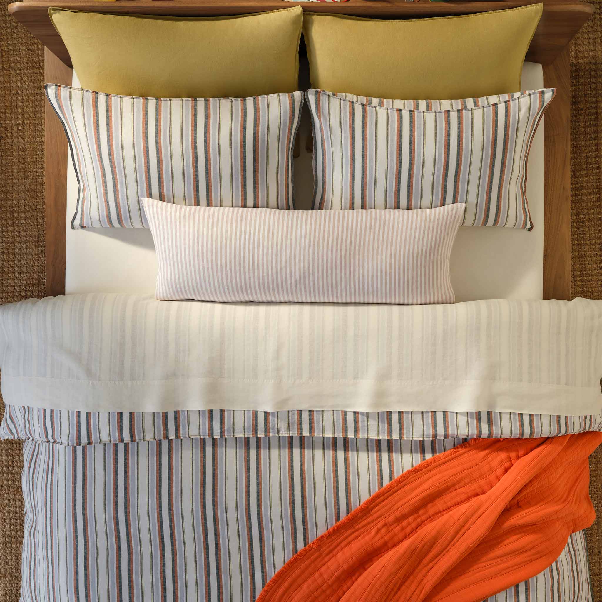 Washed European Linen Duvet Set J3